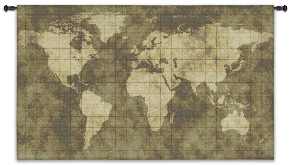 World Map Wall Tapestry World Map Wall Tapestry Tapestries hanging old antique lines horizontal earth globe large extra oversized huge