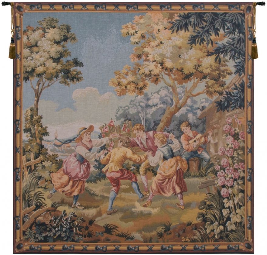 Children Belgian Wall Tapestry W-1622, 30-39Inchestall, 30-39Incheswide, 36H, 37W, 70-79Inchestall, 70-79Incheswide, 74H, 76W, Belgian, Blue, Children, Green, Pink, Red, Square, Tapestry, Wall, Belgianwoven, Europeanwoven, tapestries, tapestrys, hangings, and, the, Renaissance, rennaisance, rennaissance, renaisance, renassance, renaissanse