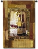 Abstract Wine Bottles I Wall Tapestry C-1503, 1503-Wh, 1503C, 1503Wh, 30-39Incheswide, 37W, 50-59Inchestall, 53H, Abstract, Alcohol, Art, Beige, Bottles, Brown, Carolina, USAwoven, Cotton, Group, Hanging, I, Spirits, Tapestries, Tapestry, Vertical, Vineyard, Wall, Wine, Woven, tapestries, tapestrys, hangings, and, the