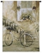 Courtyard Bicycle Wall Tapestry - C-2077
