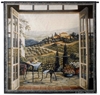 Balcony View of the Villa Wall Tapestry C-2950, 2950-Wh, 2950C, 2950Wh, 50-59Inchestall, 50-59Incheswide, 53H, 53W, Art, Balcony, S, Carolina, USAwoven, Cotton, Doors, Estate, Europe, European, Green, Hanging, Home, Landscape, New, Of, Seller, Square, Tapestries, Tapestry, Tapistry, The, Top50, Trees, View, Villa, Vineyard, Wall, Wine, Woven, Woven, Bestseller, tapestries, tapestrys, hangings, and, the