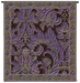 Purple & Dark Brown Motif Wall Tapestry - C-4193