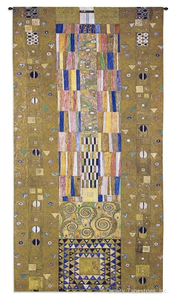 Gustav Klimt Fregio Stoclet Wall Tapestry C-4696M, 10-29Incheswide, 100-200Inchestall, 114H, 28W, 4636-Wh, 4636C, 4636Wh, 4696-Wh, 4696C, 4696Cm, 4696Wh, 50-59Inchestall, 50-59Incheswide, 52H, 53W, Abstract, Art, Artist, Big, Biggest, Brown, Carolina, USAwoven, Complex, Contemporary, Cotton, Design, Designs, Enormous, Extra, Famous, Fregio, Gold, Gustav, Hanging, Huge, Intricate, Klimt, Large, Largest, Long, Masterpiece, Masterpieces, Modern, Narrow, Old, Painting, Paintings, Panel, Pattern, Patterns, Really, Shapes, Stoclet, Tall, Tapastry, Tapestries, Tapestry, Tapistry, Textile, Vertical, Wall, Woven, Woven, Bestseller, tapestries, tapestrys, hangings, and, the, knight