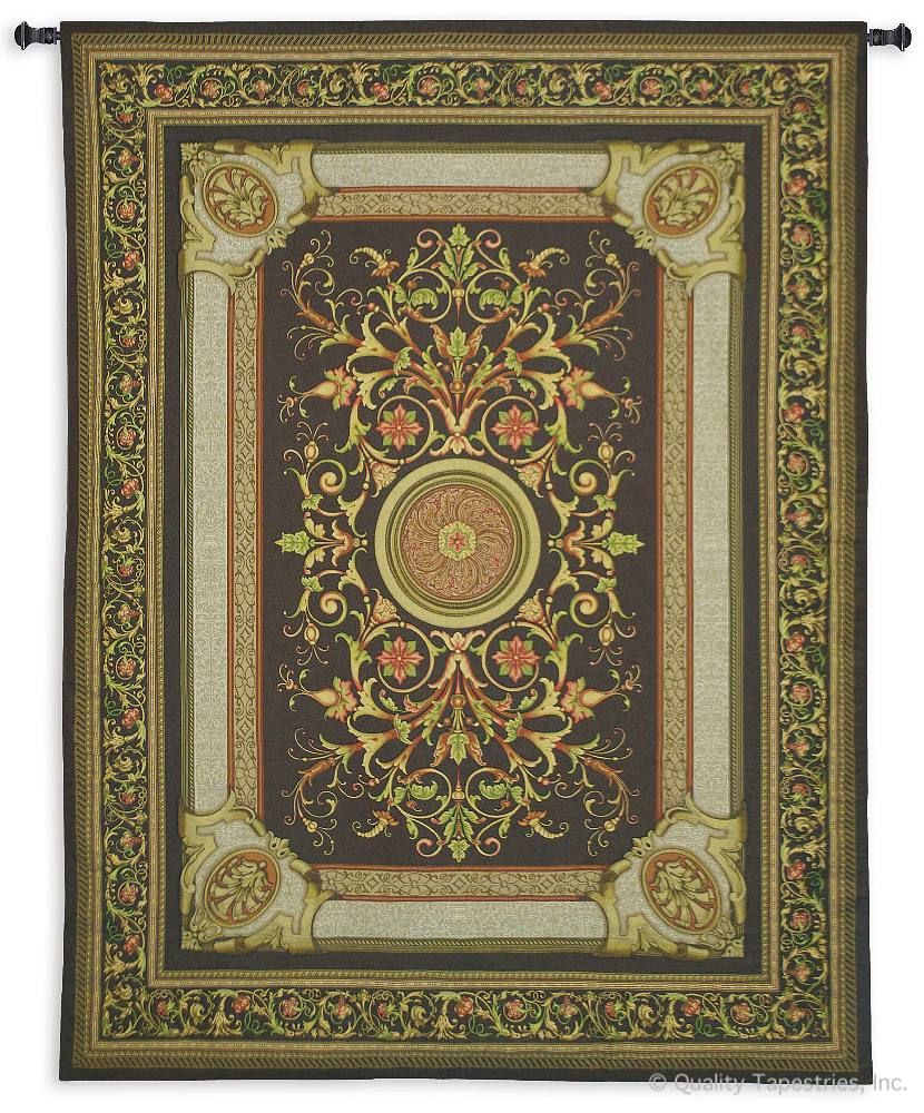 Imperial Manor Wall Tapestry C-6940, 100-200Inchestall, 107H, 6940-Wh, 6940C, 6940Wh, 80-99Incheswide, 84W, Art, Big, Biggest, Brown, Carolina, USAwoven, Contemporary, Cotton, Enormous, Gold, Hanging, Huge, Imperial, Large, Largest, Long, Manor, Modern, Orange, Really, Tall, Tapastry, Tapestries, Tapestry, Tapistry, Vertical, Wall, Woven, tapestries, tapestrys, hangings, and, the