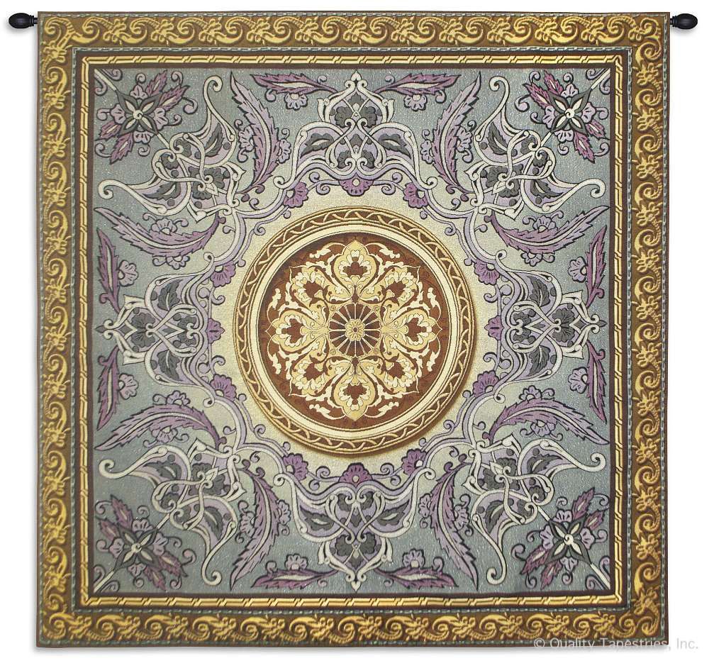 Night and Day Wall Tapestry C-6983, 50-59Inchestall, 50-59Incheswide, 52H, 52W, 6983-Wh, 6983C, 6983Wh, Abstract, And, Art, Carolina, USAwoven, Contemporary, Cotton, Day, Gold, Hanging, Night, Purple, Square, Tapastry, Tapestries, Tapestry, Tapistry, Wall, Woven, tapestries, tapestrys, hangings, and, the