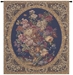 Floral Composition in Dark Blue Italian Wall Tapestry - W-155-11