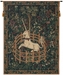 Unicorn In Captivity II with Border Belgian Wall Tapestry - W-6862-33