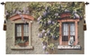 Windows with Wisteria Italian Wall Tapestry Hanging, Tapestries, Woven, cats, tapestries, tapestrys, hangings, and, the