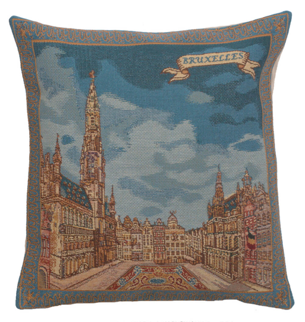 Grand Place Brussels I Pillow Cover 
