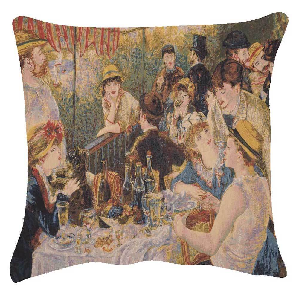 Luncheon Of The Boating Party I  European Pillow Cover 