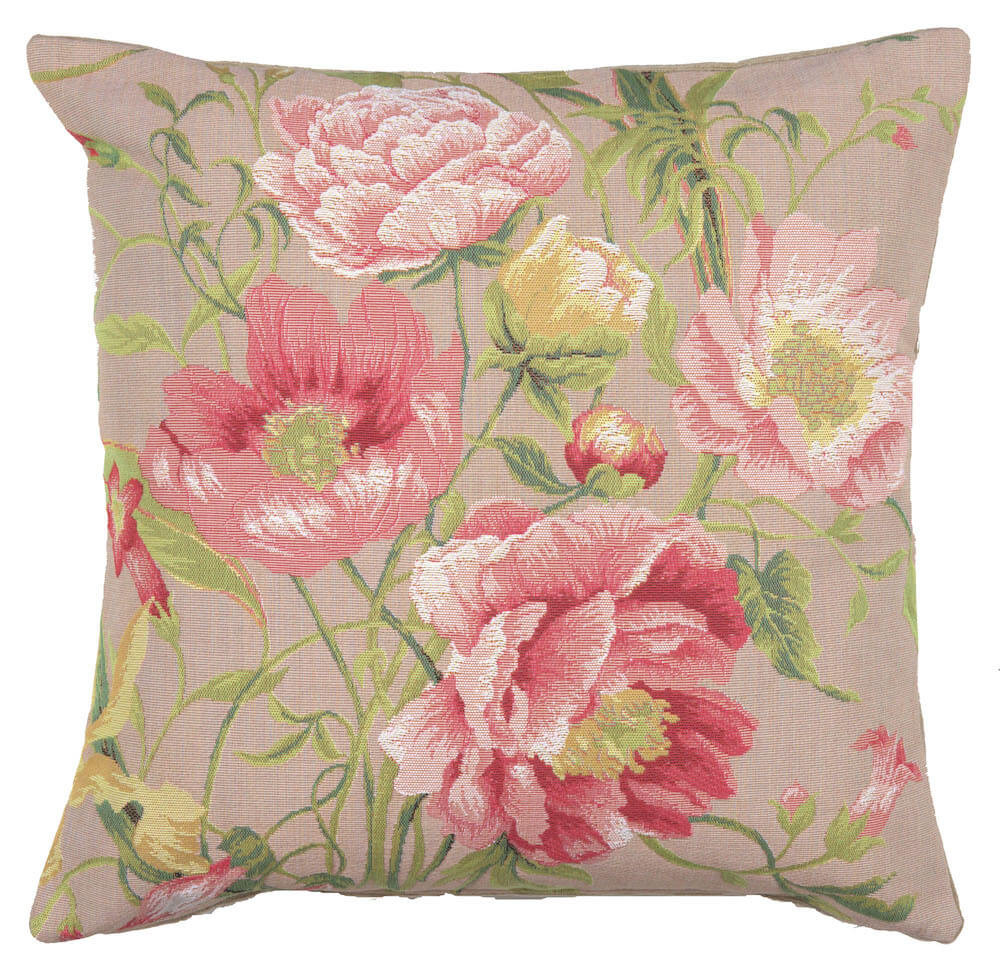 Peonies II French Pillow Cover 