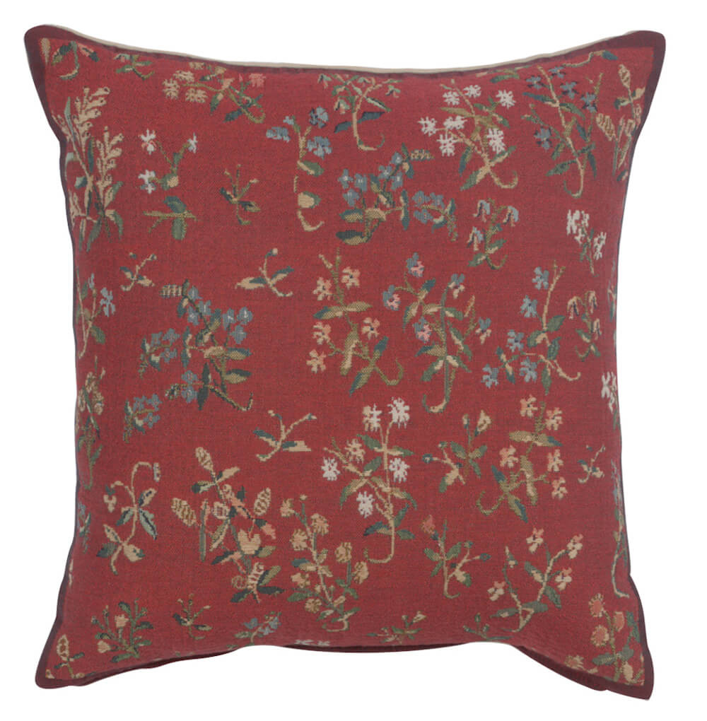 Licorne Mille Fleurs II European Pillow Cover 