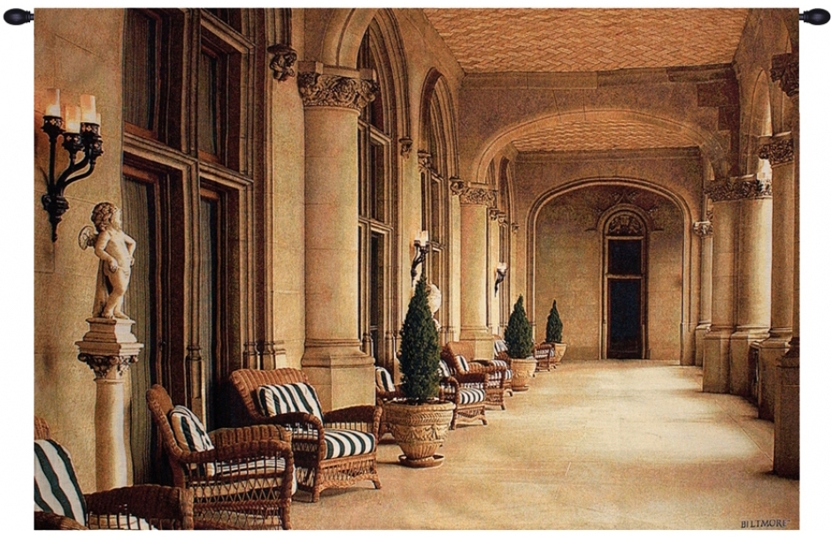 Biltmore Estate Loggia Wall Tapestry WH-3480, 50-59Inchestall, 50H, 70-79Incheswide, 70W, Architectural, Architecture, Art, Beige, S, Biltmore, Brown, Carolina, USAwoven, Cityscape, Cityscapes, Cotton, Estate, European, Glogv, Hanging, Home, Horizontal, Hwglogv, Italy, Large, Polyester, Porch, Seller, Tapastry, Tapestries, Tapestry, Tapistry, Top50, Wall, Wide, Woven, Woven, Bestseller, baltimore, coloms, colloms, Biltmore, Estate, Wall, Tapestry, MWW, tapestries, tapestrys, hangings, and, the