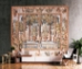 Hand Woven French Style Garden Verdure Wall Tapestry - G-1076