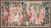 Hand Woven Wine Making Scene Wall Tapestry - G-1082