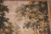 Hand Woven Verdure Aubusson Style Square Wall Tapestry - G-1078