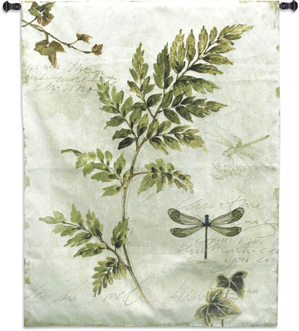 Ivy and Ferns III Wall Tapestry 40-49Incheswide, 40W, 50-59Inchestall, 53H, Abstract, Art, Blossoms, Botanical, Carolina, USAwoven, Contemporary, Cotton, Floral, Flower, Flowers, Gray, Green, Grey, Hanging, Light, Morning, Pedals, Pink, Tapastry, Tapestries, Tapestry, Tapistry, Vertical, Wall, Woven, tapestries, tapestrys, hangings, and, the, butteryfly, butterflies, dragonfly, dragonflies, ivy, ivies