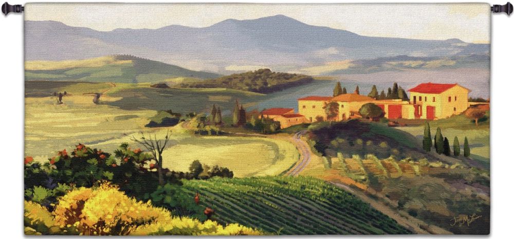 Dreaming of Tuscany Wall Tapestry Tuscany, Europe, Italy, Landscape, italian, villas