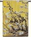 Almond Blossom Yellow Vertical Wall Tapestry - M-1001-YV35