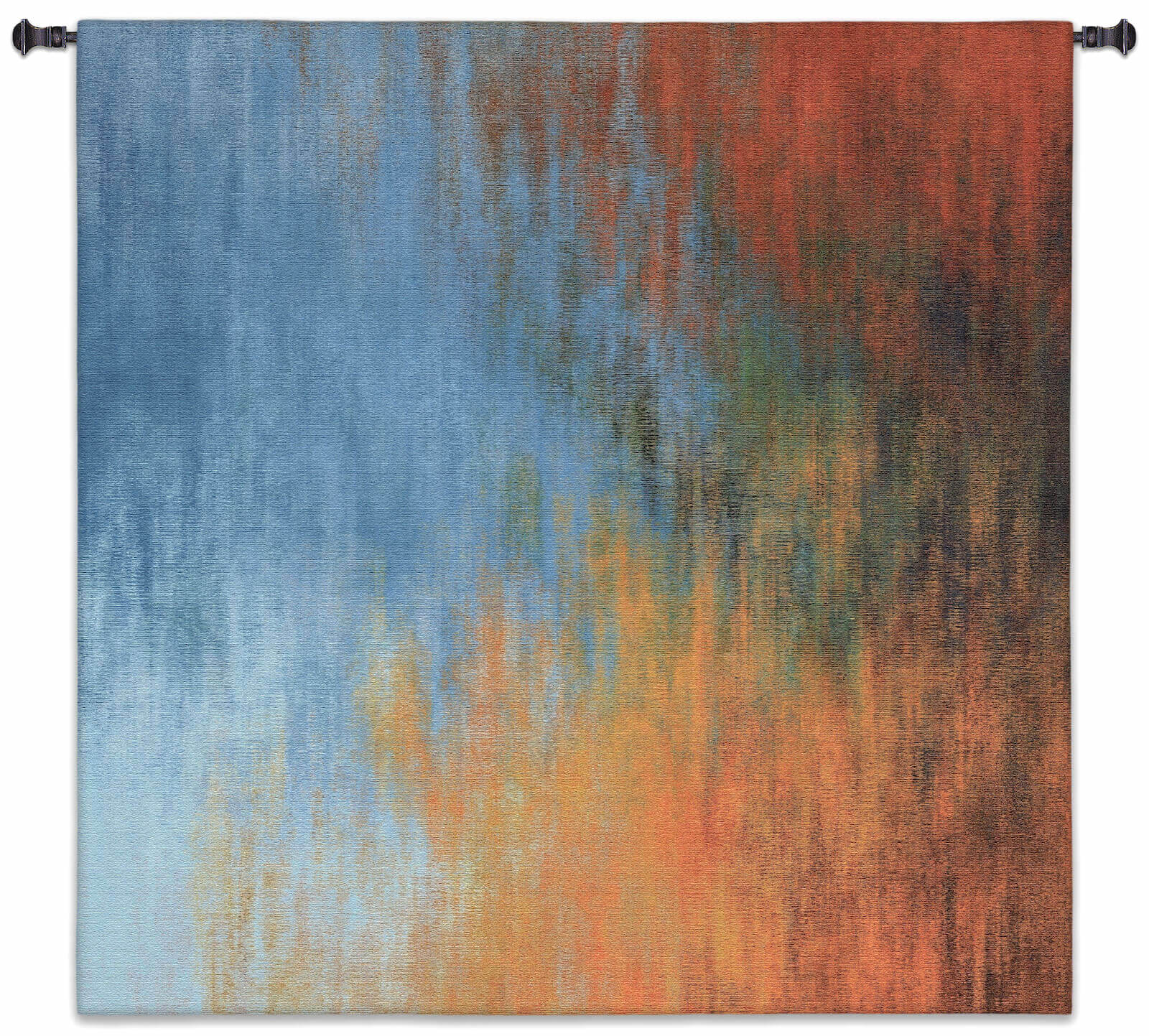 Continuum Square Wall Tapestry abstract, colorful, red, blue, orange, Valiance Square Wall Tapestry, Continuum