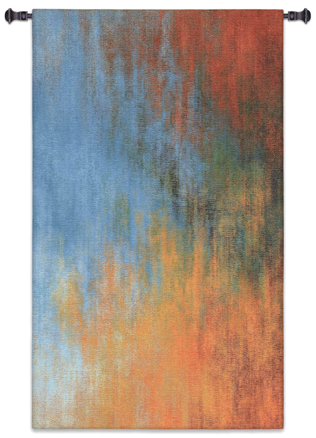Continuum Vertical Wall Tapestry abstract, colorful, red, blue, orange, Valiance Vertical Wall Tapestry, Continuum
