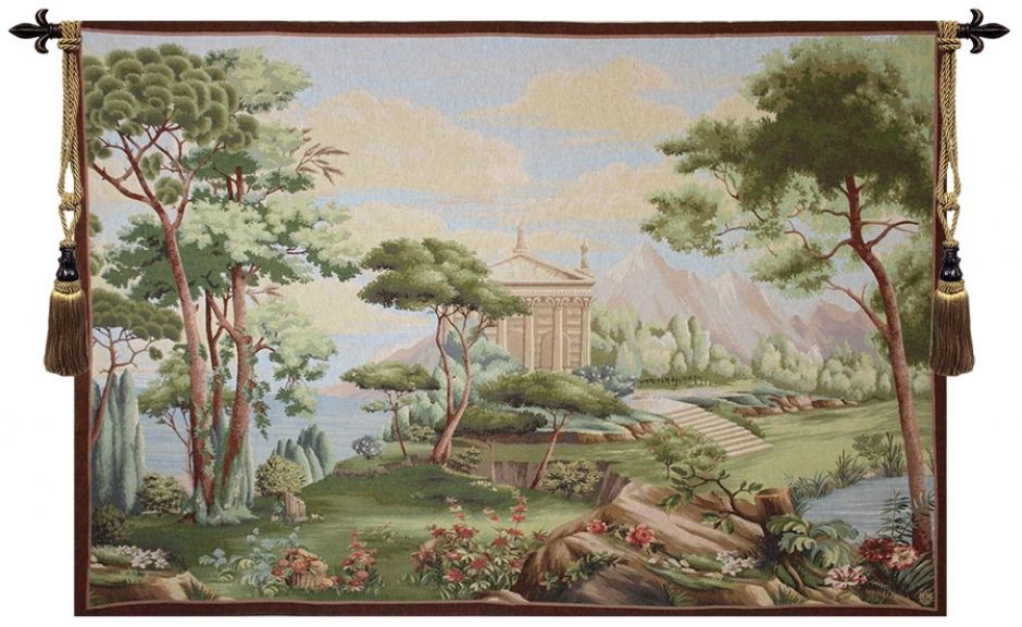 Jardin Panoramique Grande French Wall Tapestry Cotton, Europe, European, France, French, Grande, Hanging, Horizontal, Large, Medieval, Of, Old, Olde, Really, Ruins, Tapastry, Tapestries, Tapestry, Tapistry, Wall, World, Woven, Frenchwoven, Europeanwoven, tapestries, tapestrys, hangings, and, the, wool, Renaissance, rennaisance, rennaissance, renaisance, renassance, renaissanse