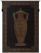 Amphora Urn Chenille Belgian Wall Tapestry - W-11717