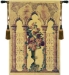 Floral Urn with Columns Belgian Wall Tapestry - W-1770