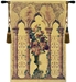 Floral Urn with Columns Belgian Wall Tapestry - W-1770