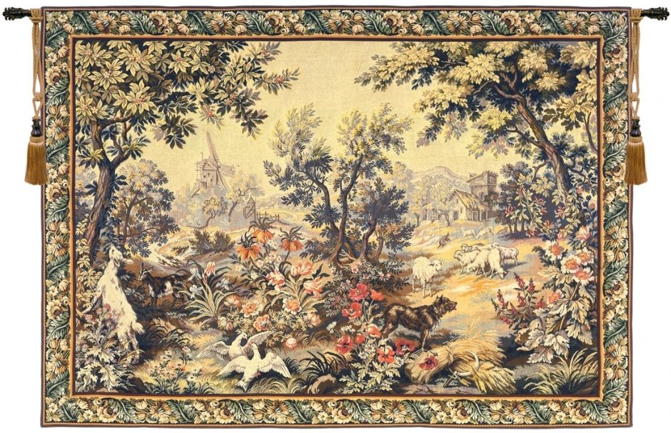 Oudry Summer and Spring French Wall Tapestry 
