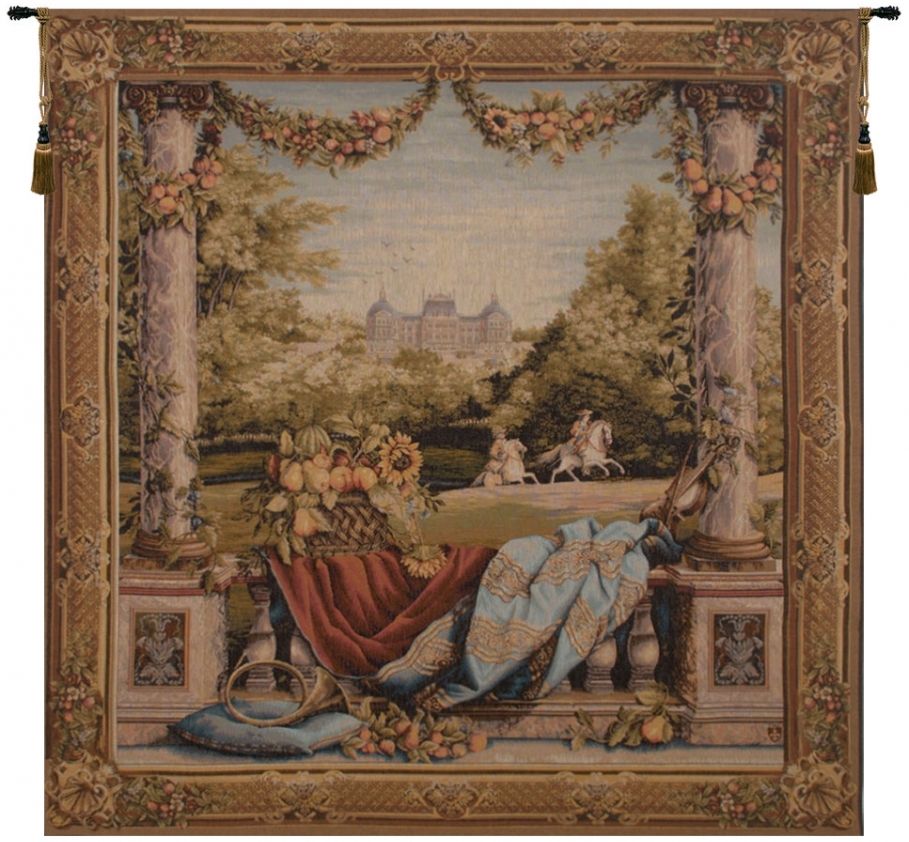 Maison Royale II Square French Wall Tapestry W-664, 100-200Incheswide, 110W, 40-49Inchestall, 44H, 50-59Inchestall, 50-59Incheswide, 58H, 58W, 70-79Incheswide, 78W, Art, Bellevue, Big, Biggest, Brown, Castle, Chateau, Collection, Cotton, Enormous, Europe, European, France, French, Grande, Hanging, Horizontal, Huge, Large, Largest, Medieval, Of, Old, Olde, Palace, Really, Tapastry, Tapestries, Tapestry, Tapistry, Top50, Vintage, Wall, World, Woven, Bestseller, Frenchwoven, Europeanwoven, wool, tapestries, tapestrys, hangings, and, the, wool