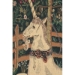 Unicorn In Captivity II with Border Belgian Wall Tapestry - W-6862-33