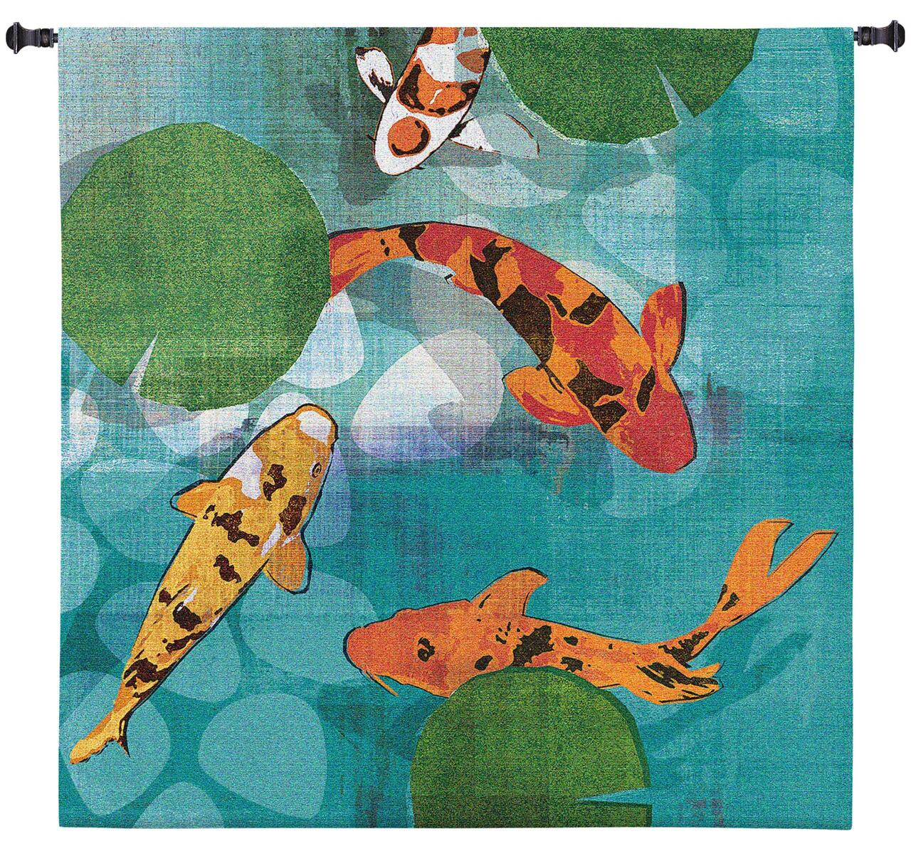 Koi Fish Wall Tapestry Koi Fish Wall Tapestry