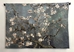 Almond Blossom Blue Horizontal Wall Tapestry - M-1001-BH50