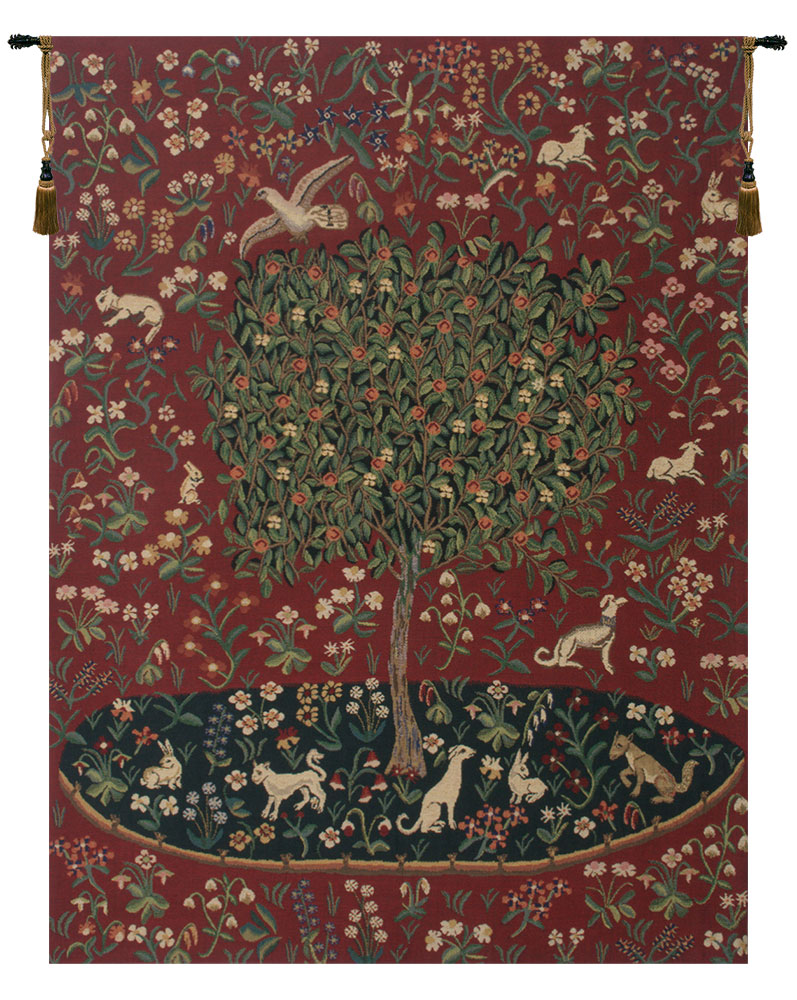 Cluny Tree of Life Belgian Wall Tapestry Hanging, Tapestries, Woven, tapestries, tapestrys, hangings, and, the, Renaissance, rennaisance, rennaissance, renaisance, renassance, renaissanse
