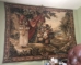 Bouquet Au Drape Fontaine French Wall Tapestry - W-1362