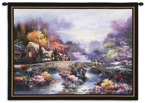 Going Home Wall Tapestry C-0288, 0288-Wh, 0288C, 0288Wh, tapestries, tapestrys, hangings, and, the