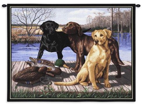 The Board Meeting Wall Tapestry C-0789, 0789-Wh, 0789C, 0789Wh, 10-29Inchestall, 26H, 30-39Incheswide, 34W, Animal, Blue, Board, Carolina, USAwoven, Dowel, Horizontal, Meeting, Mixed, Tapestry, The, Wall, Wood, tapestries, tapestrys, hangings, and, the