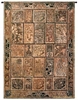 Golden Motif Wall Tapestry C-1298, 1298-Wh, 1298C, 1298Wh, 30-39Incheswide, 37W, 50-59Inchestall, 53H, Art, Brown, Carolina, USAwoven, Complex, Cotton, Design, Designs, Golden, Hanging, Intricate, Motif, Pattern, Patterns, Shapes, Tapestries, Tapestry, Textile, Vertical, Wall, Woven, tapestries, tapestrys, hangings, and, the