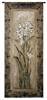 Paperwhite II Wall Tapestry C-1387, 10-29Incheswide, 1387-Wh, 1387C, 1387Wh, 22W, 50-59Inchestall, 53H, Beige, Brown, Carolina, USAwoven, Floral, Group, Ii, Paperwhite, Tapestry, Vertical, Wall, tapestries, tapestrys, hangings, and, the