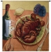 Lobster and Wine Wall Tapestry - C-1435