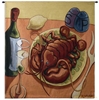 Lobster and Wine Wall Tapestry C-1435, 1435-Wh, 1435C, 1435Wh, 50-59Inchestall, 50-59Incheswide, 53H, 53W, Abstract, And, Art, Carolina, USAwoven, Chef, Colorful, Contemporary, Cook, Culinary, Europe, European, Food, Hanging, Italian, Italy, Kitchen, Lemon, Lobster, Meal, Modern, Red, Restaurant, Ristorante, Square, Tapastry, Tapestries, Tapestry, Tapistry, Tuscan, Wall, Whimsical, Wine, Yellow, tapestries, tapestrys, hangings, and, the