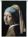 Woman With Pearl Wall Tapestry - C-1450