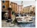 European Seaside Harbor Wall Tapestry - C-1507