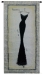 French Fashion Black Dress Wall Tapestry - C-1527