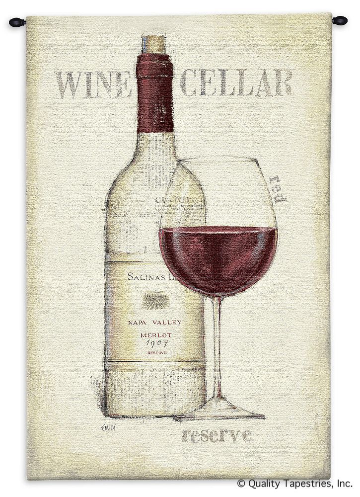 Red Wine Merlot Cellar Wall Tapestry C-1532, 1532-Wh, 1532C, 1532Wh, 30-39Incheswide, 36W, 50-59Inchestall, 53H, Alcohol, Art, Carolina, USAwoven, Cellar, Cotton, Hanging, Merlot, Red, Spirits, Tapestries, Tapestry, Vertical, Vineyard, Wall, White, Wine, Woven, tapestries, tapestrys, hangings, and, the