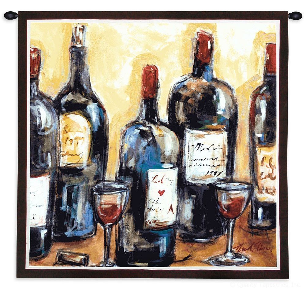 Red Wine Bar Abstract Wall Tapestry C-1704, 1704-Wh, 1704C, 1704Wh, 50-59Inchestall, 50-59Incheswide, 53H, 53W, Abstract, Alcohol, Art, Bar, Black, Carolina, USAwoven, Contemporary, Cotton, Hanging, Modern, Red, Spirits, Square, Tapestries, Tapestry, Vineyard, Wall, Wine, Woven, tapestries, tapestrys, hangings, and, the