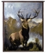 Buck on the Mountain Wall Tapestry - C-1920