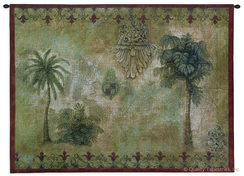 Masoala Palm Trees Wall Tapestry C-2001, 2001-Wh, 2001C, 2001Wh, 30-39Inchestall, 38H, 50-59Incheswide, 53W, Ancient, Antique, Art, Border, Brown, Carolina, USAwoven, Cotton, Famous, Grande, Green, Group, Hanging, Hemisphere, Hemispheres, Horizontal, Map, Maps, Masoala, Old, Olde, Palm, Pangea, Red, Tapestries, Tapestry, Trees, Vintage, Wall, World, Woven, tapestries, tapestrys, hangings, and, the