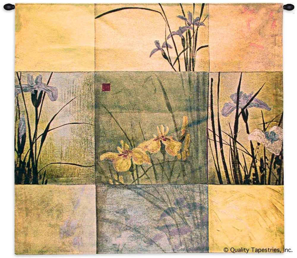 Li-Leger Iris Nine Patch II Wall Tapestry